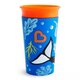 Cana de antrenament Miracle 360 Wildlove, +12 luni, Orca Whale, 266 ml, Munchkin 554484