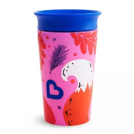 Cana de antrenament Miracle 360 Wildlove, +12 luni, Red Fox, 266 ml, Munchkin 554498