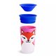 Cana de antrenament Miracle 360 Wildlove, +12 luni, Red Fox, 266 ml, Munchkin 554501