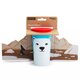 Cana de antrenament Miracle 360 Wildlove, +12 luni, Polar Bear, 266 ml, Munchkin 554511