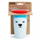 Cana de antrenament Miracle 360 Wildlove, +12 luni, Polar Bear, 266 ml, Munchkin 554510