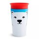 Cana de antrenament Miracle 360 Wildlove, +12 luni, Polar Bear, 266 ml, Munchkin 554514