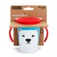Cana de atrenament cu manere Miracle 360 Wildlove, +6 luni, Polar Bear, 177 ml, Munchkin 554595