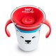 Cana de atrenament cu manere Miracle 360 Wildlove, +6 luni, Polar Bear, 177 ml, Munchkin 554592