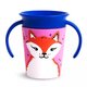 Cana de atrenament cu manere Miracle 360 Wildlove, +6 luni, Red Fox, 177 ml, Munchkin 554587