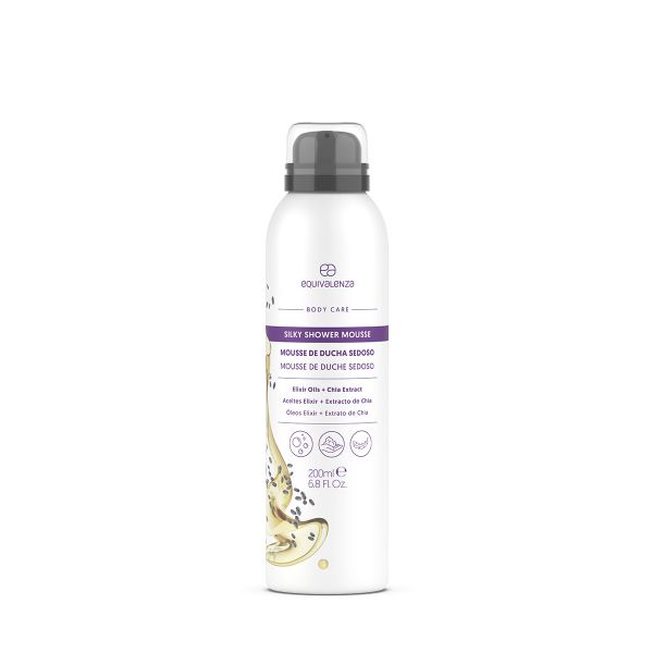 Spuma de dus cu uleiuri esentiale Silky Mousse, 200 ml, Equivalenza