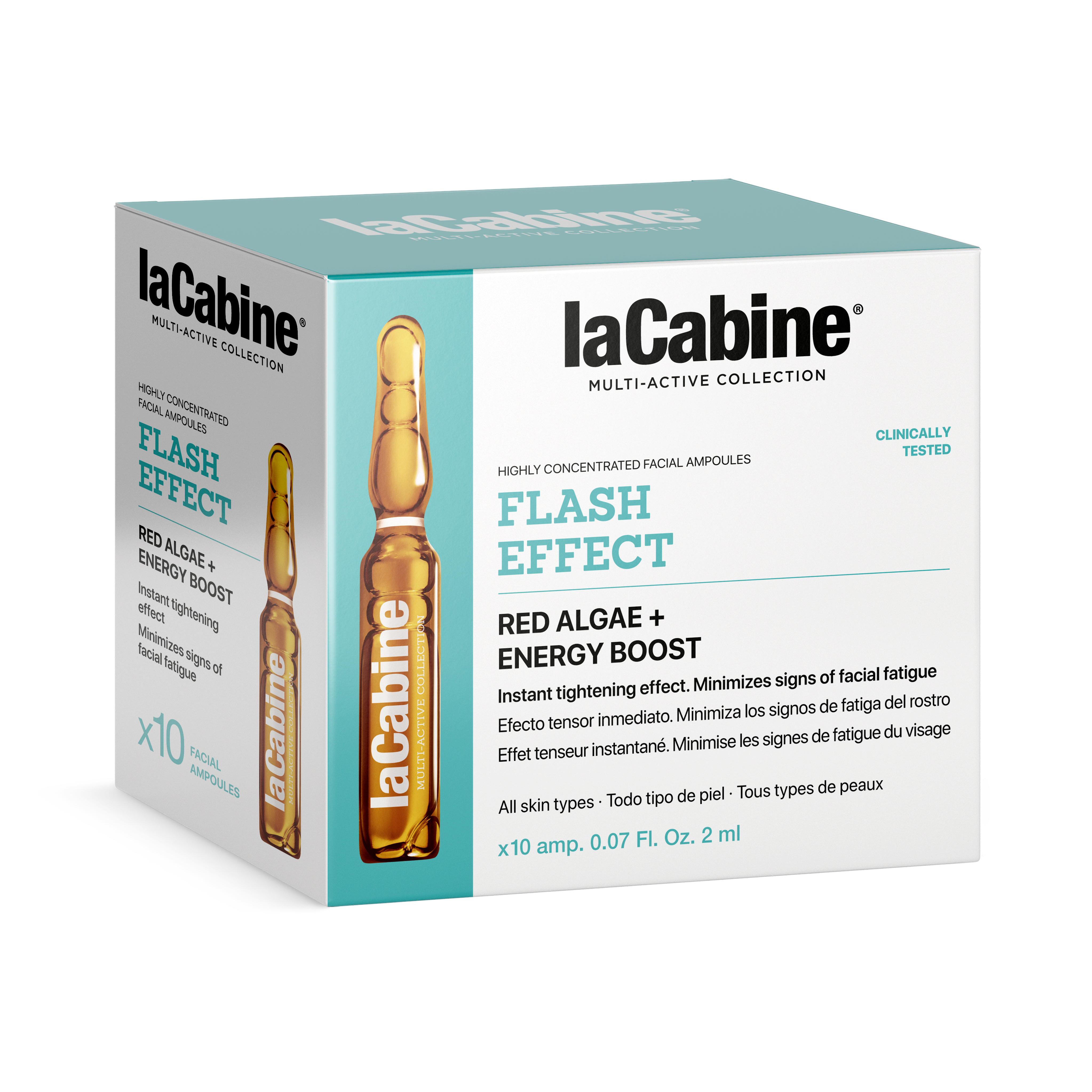 Fiole Flash Efect, 10 fiole x 2 ml, La Cabine