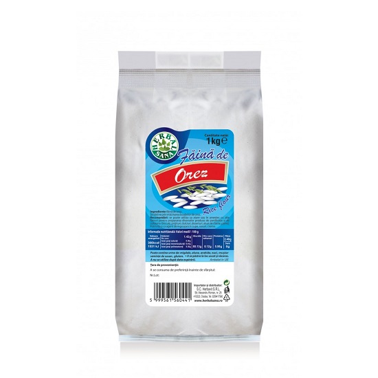 Faina de orez, 1 kg, Herbal Sana