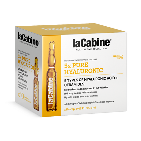 Fiole 5 Pure Hyaluronic, 10 fiole x 2 ml, La Cabine 789622