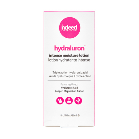 Lotiune faciala extra-hidratanta si protectoare cu triplu efect Hydraluron, 30 ml, Indeed Labs 554672