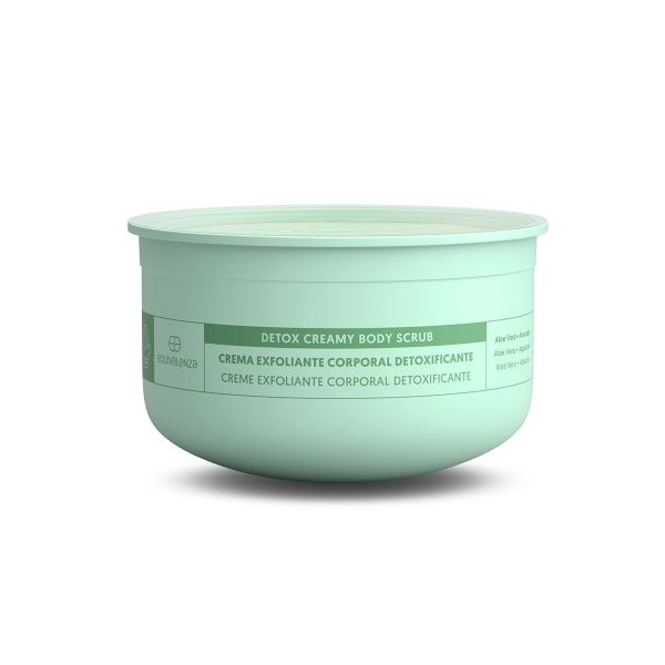 Scrub pentru corp detoxifiant cu Aloe Vera Refill, 200 ml, Equivalenza