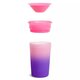 Cana de antrenament Miracle 360 Colour Change, +12 luni, Pink, 266 ml, Munchkin 554764