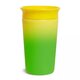 Cana de antrenament Miracle 360 Colour Change, +12 luni, Yellow, 266 ml, Munchkin 554767