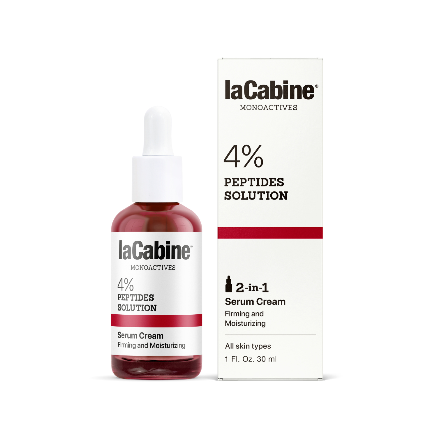 Serum crema cu 4% Peptide, 30 ml, La Cabine