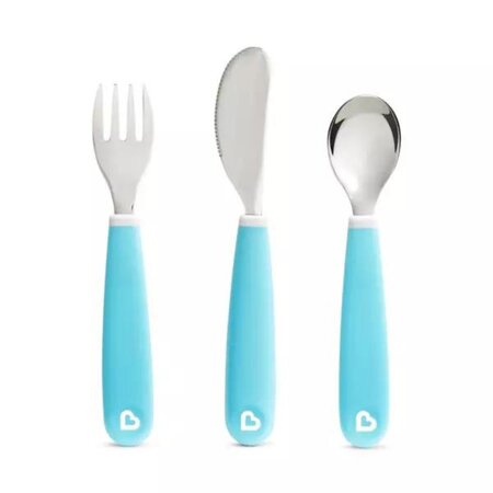 Set 3 tacamuri pentru copii Splash, +18 luni, Light Blue