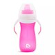 Cana de tranzitie cu manere Gentle, +9 luni, Pink, 296 ml, Munchkin 554901