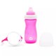 Cana de tranzitie cu manere Gentle, +9 luni, Pink, 296 ml, Munchkin 554896