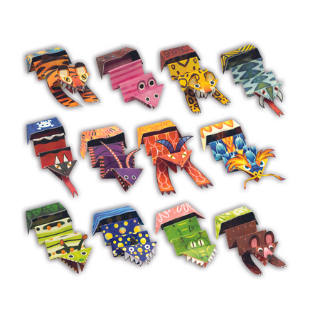 Set Origami pentru incepatori Origami Saltareti, + 6 ani, Ludattica 554953