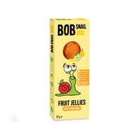 Jeleuri naturale din mere, pere si lamaie, 27 gr, Bob Snail