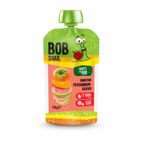 Smoothie natural din guava roz si kaki