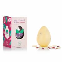 Ou de ciocolata alba cu trandafiri, 100 gr, Sweeteria