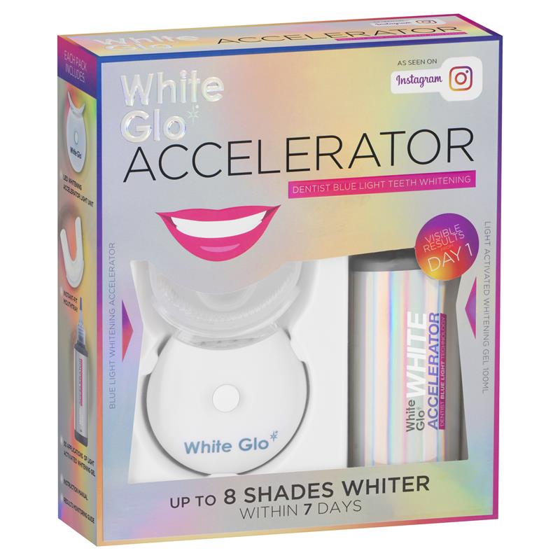 Kit tratament de albire White Accelerator, White Glo