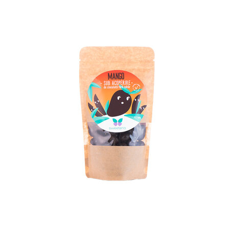 Mango in ciocolata cu indulcitor natural, 250g, Sweeteria