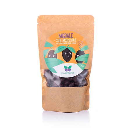 Migdale drajate in ciocolata, 250 g, Sweeteria