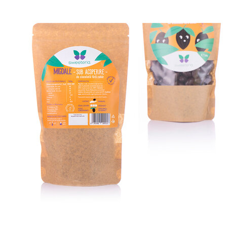 Migdale drajate in ciocolata, 250 g, Sweeteria 676923