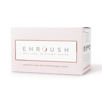 Absorbante zilnice din bumbac organic, 24 bucati, Enroush