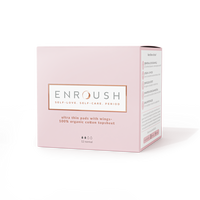 Absorbante din bumbac organic, Normal, 12 bucati, Enroush