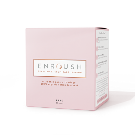 Absorbante din bumbac organic, Super,  Enroush