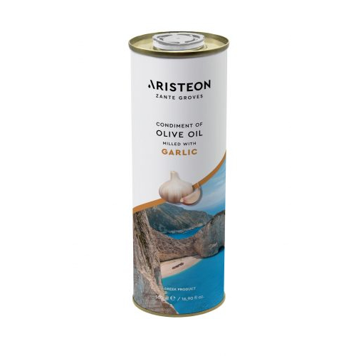 Ulei de masline extravirgin cu usturoi, 500 ml, Aristeon