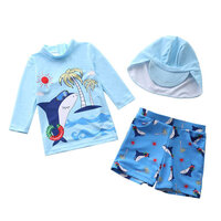 Costum de baie pentru baieti, Marime L, Baltic