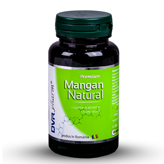 Mangan natural, 60 cpasule, Dvr Pharm