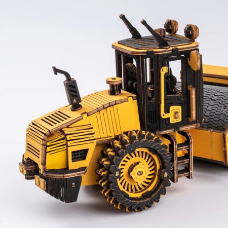 Puzzle 3D din lemn Masina de turnat asfalt Rokr, 149 piese, Robotime 555858