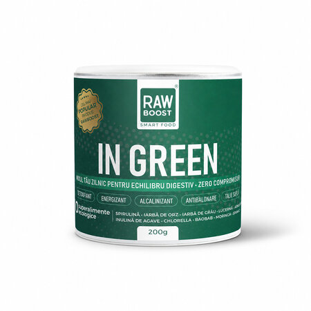 Mix verde ecologic In Green, 200 g, Rawboost
