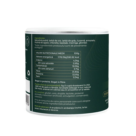 Mix verde ecologic In Green, 200 g, Rawboost 802823