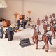 Puzzle 3D din lemn Cal de lupta Rowood, 92 piese, Robotime 555952