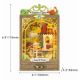 Puzzle 3D Mini Casuta de papusi dulciurile padurii diy Rolife, +14 ani, 37 piese, Robotime 555957