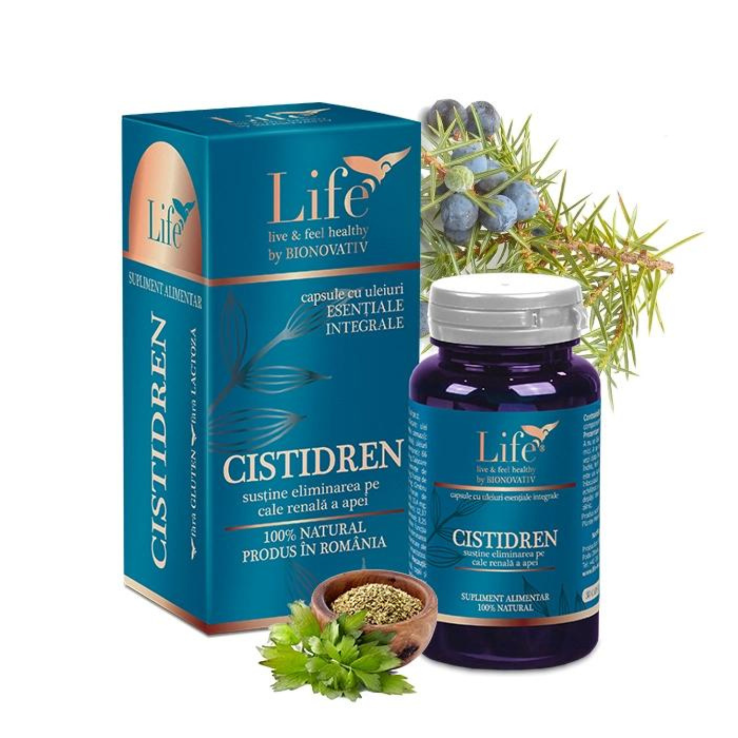 CistiDren cu uleiuri esentiale, 30 capsule, Bionovativ