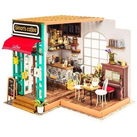 Puzzle 3D Mini casuta de papusi Cafeneaua lui Simon