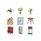 Puzzle 3D Mini casuta de papusi Cafeneaua lui Simon, 203 piese, Robotime 556028