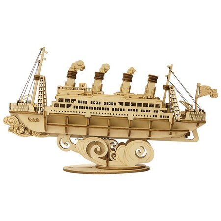 Puzzle 3D din lemn Nava de Croaziera