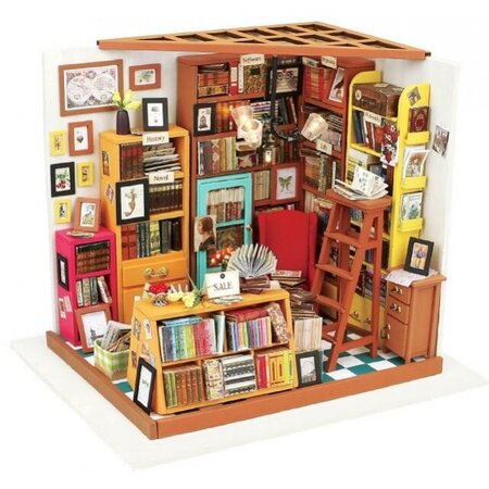 Puzzle 3D minicasuta de papusi Biroul lui Sam