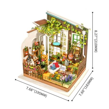 Puzzle 3D Gradina lui Miller, 210 piese, Robotime 556089
