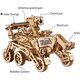 Puzzle 3D din lemn Harbinger Rover, 213 piese, Robotime 556140
