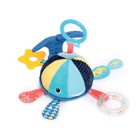 Jucarie senzoriala Balena, +3 luni, Ludi 556155