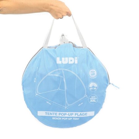 Cort de plaja Pop-Up Anti UV 50, +0 luni, Ludi 556239