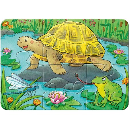 Primul meu puzzle cu animale, +2 ani, 2/4/6/8 piese, Ravensburger 556298